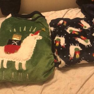 Llama Christmas pjs